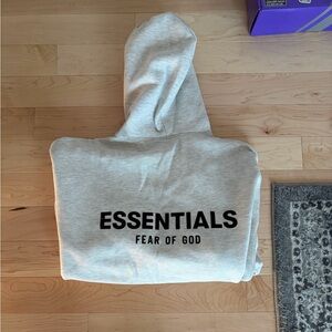 Essentials Fear of God Gray Hoodie